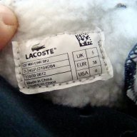 Lacoste original , Разпродажба  намалени  на 50,00 лв   size UК 5 38 номер unisex модел, снимка 9 - Кецове - 8823860
