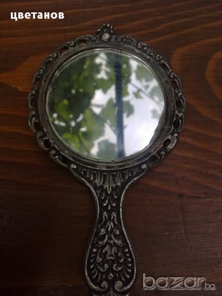 старо желязно огледалце, снимка 1