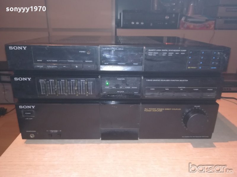 sony-tuner/amplifier/equalizer-made in japan-внос швеицария, снимка 1