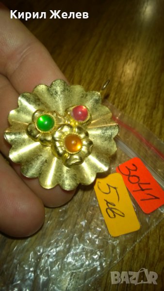 Стара брошка -147 бронз, снимка 1