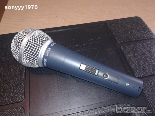 shure sm58-microphone-професионален-жичен, снимка 1 - Микрофони - 20974109
