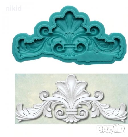 ОР44 орнамент силиконов молд форма декорация торта фондан шоколад и др