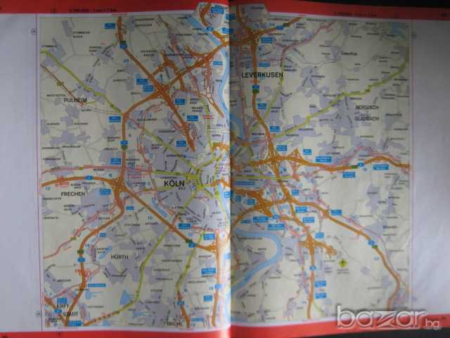 Атлас "Europa - Strabenkarte" - 144 стр., снимка 6 - Учебници, учебни тетрадки - 8004785