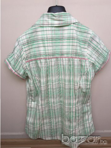 Дамска риза KENVELO, оригинал, size S, 100% памук, много нежно каре, като нова!!, снимка 4 - Ризи - 15152941