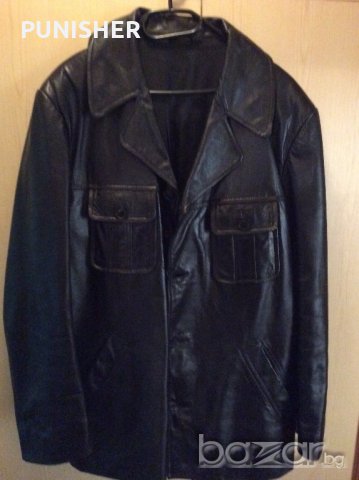 Мъжко Кожено Яке XXL, снимка 3 - Якета - 19183620