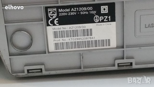 CD player с радио, касета Philips AZ 1209, снимка 4 - Аудиосистеми - 25776109