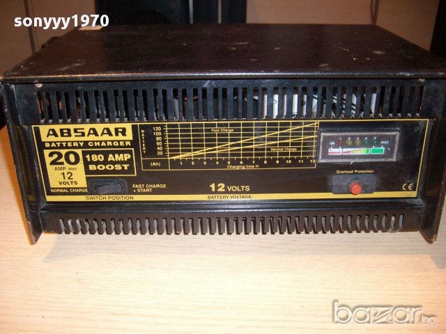 absaar 12v/20amp/180amp boost-зарядно 20ампера+старт-внос швеицария, снимка 6 - Аксесоари и консумативи - 11957863