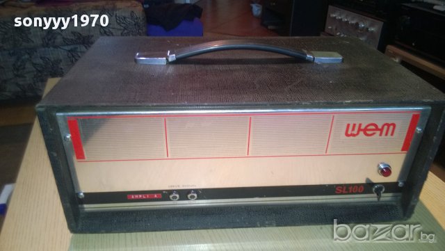 wem sl 100 amplifier-watkins electronic music ltd london england, снимка 13 - Ресийвъри, усилватели, смесителни пултове - 9352791
