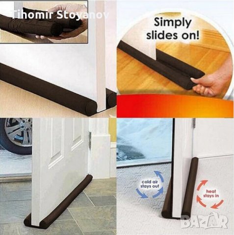 Двоен стопер Изолация под вратата уплътнение за врата двустранен уплътнител, снимка 2 - Други - 23935317
