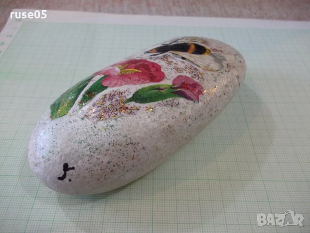 Речен камък с цветни апликации, снимка 4 - Други ценни предмети - 24800025