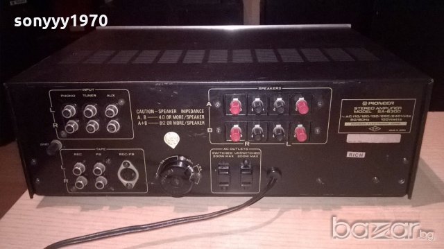 ПОРЪЧАН-pioneer-amplifier-внос швеицария, снимка 13 - Ресийвъри, усилватели, смесителни пултове - 19197270