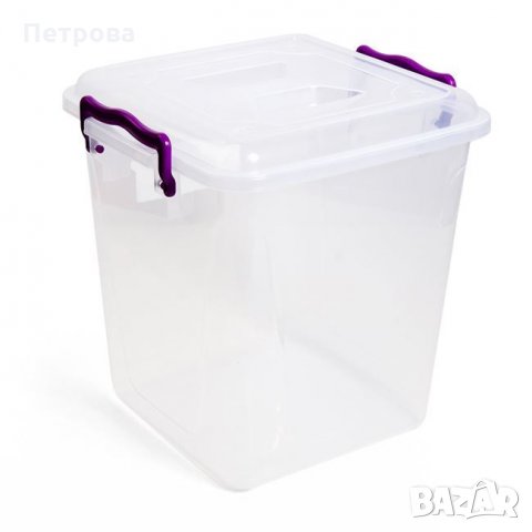 Пластмасова кутия за съхранение-26x24x27 см.