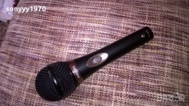 philips-profi microphone-метален-жичен-внос швеицария, снимка 3 - Микрофони - 22245232