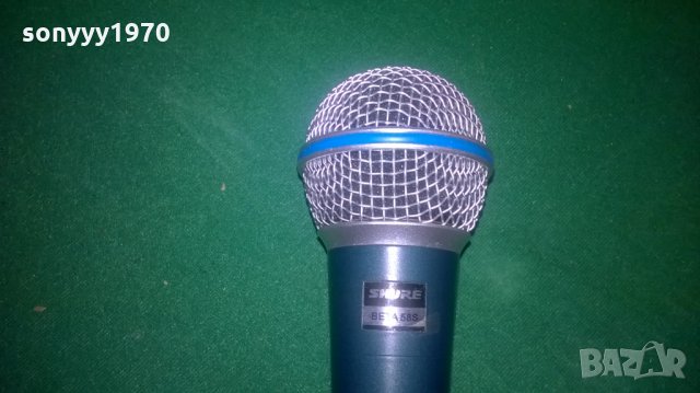 SHURE BETA 58S-жичен микрофон-внос швеицария, снимка 5 - Микрофони - 26178011