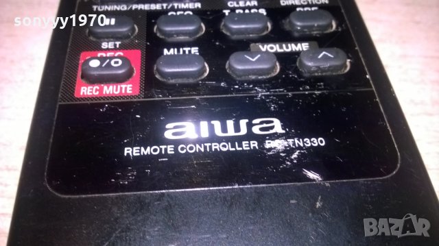 aiwa rc-tn330 audio remote-внос швеицария, снимка 11 - Други - 25040473