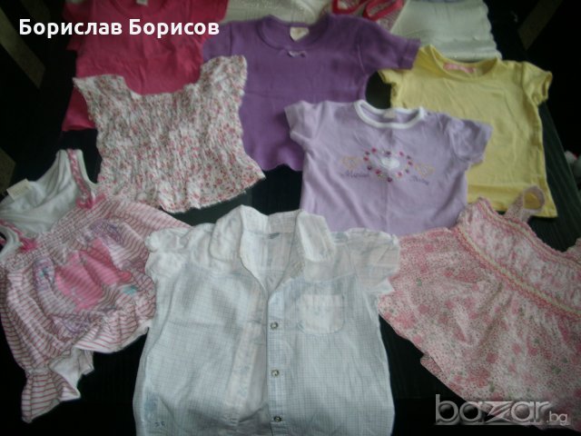Летни рокли,блузки,шапки и якенца 12-18мес.