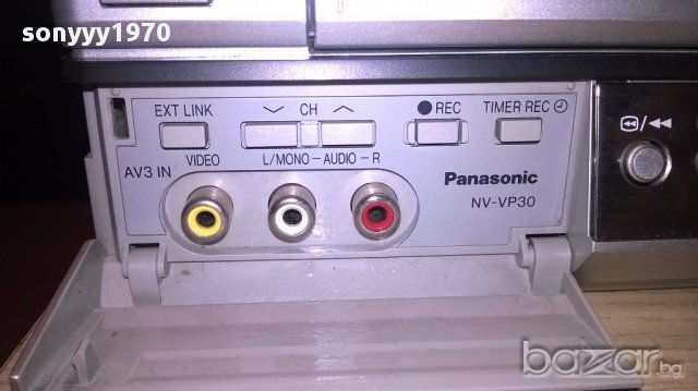 Panasonic nv-vp30ec-s hifi video+dvd+optical out-внос швеицария, снимка 14 - Ресийвъри, усилватели, смесителни пултове - 15154654