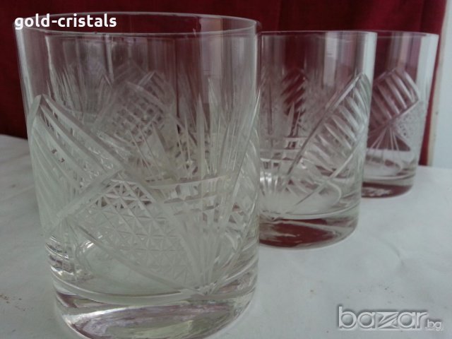  кристални чаши за уиски , снимка 14 - Сервизи - 20129381