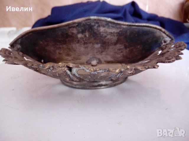 антикварен бронзов лъжичник, снимка 2 - Антикварни и старинни предмети - 21770900