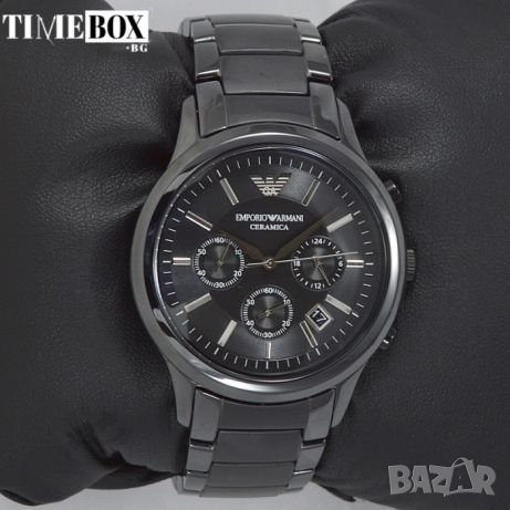 EMPORIO ARMANI Ceramica Chronograph AR1452. Нов мъжки часовник, снимка 8 - Мъжки - 24443179