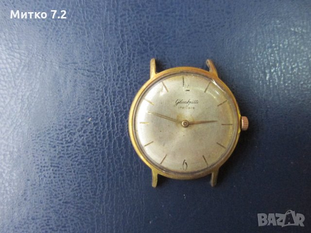 Стар ръчен механичен часовник GUB GLASHUTTE , снимка 2 - Колекции - 25555856