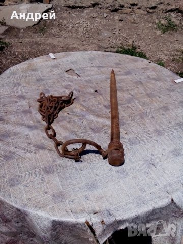 Старинна побивачка,побивало за добитък, снимка 2 - Антикварни и старинни предмети - 22226975