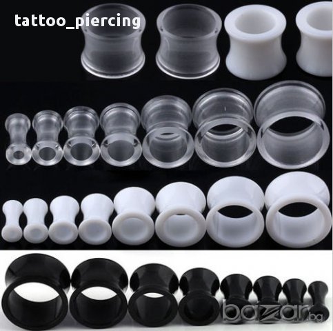 Акрилни флешове, бели, черни, прозрачни - различни размери, снимка 2 - Други - 10529900