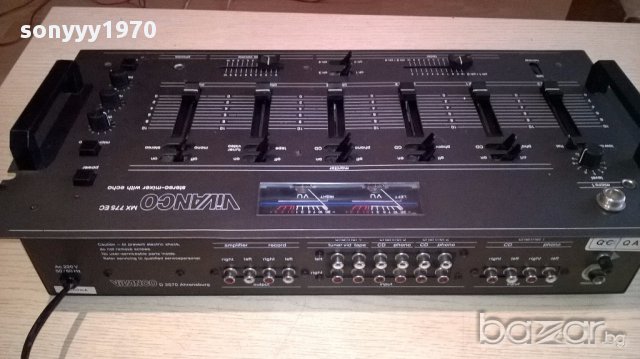 Vivanco mx775ec stereo mixer/eho-germany-внос швеицария, снимка 13 - Ресийвъри, усилватели, смесителни пултове - 13824371