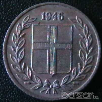 10 аурар 1946, Исландия, снимка 2 - Нумизматика и бонистика - 7548095