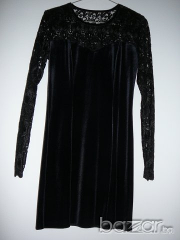 Официална рокля с дантела - размер S