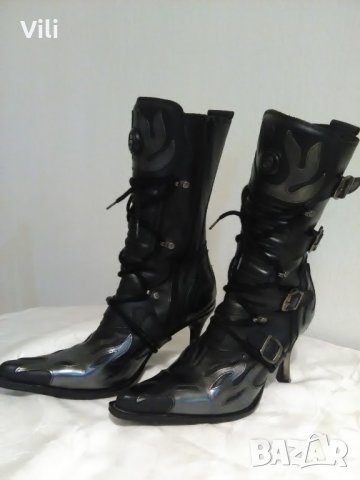 New Rock - оригинални Испански дамски ботуши- неизползвани, снимка 11 - Дамски ботуши - 24072524