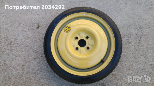 Продавам резервна гума тип патерица за Мазда323ф 2003г 14цола, снимка 1 - Части - 23127787
