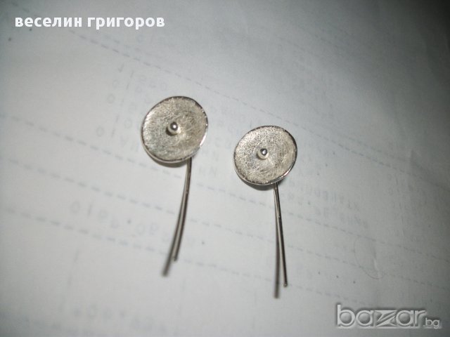 сребърни обеци, снимка 2 - Обеци - 10936562