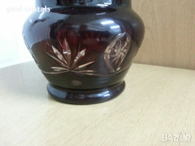 Кристална захарница бонбониера буркан , снимка 5 - Антикварни и старинни предмети - 22151191