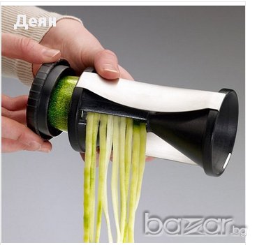 GEFU Уред за правене на спирали от плодове и зеленчуци, снимка 7 - Други - 17460047