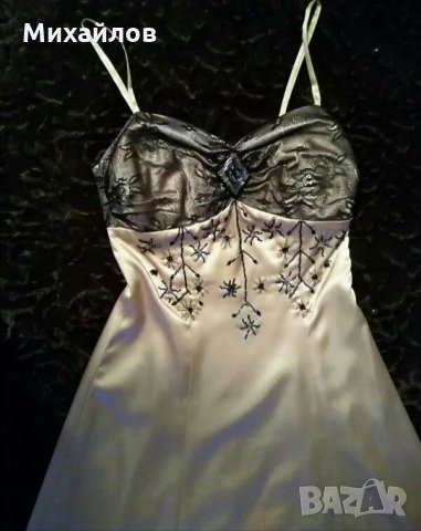 Бална официална рокля с дантела, снимка 2 - Рокли - 21774391