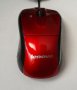 Червена USB мишка Lenovo, снимка 2