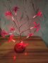 Нощна лампа цвете  Материал: PVC  Размер: 25 см