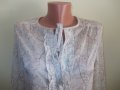 Риза екрю с шарка H & M,   M размер, снимка 2