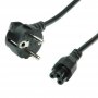 14. Продавам захранващ кабел за лаптоп 3pin, 1.8m Тип свързващ кабел: мрежoв Материал на външната из, снимка 1 - Кабели и адаптери - 24052469