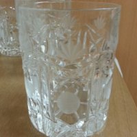  кристални чаши , снимка 4 - Антикварни и старинни предмети - 25922270