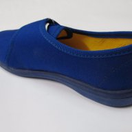 Български пантофи в синьо, снимка 4 - Бебешки обувки - 17677035
