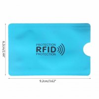 Калъф за банкови карти кредитни дебитни протектор чип RFID 3, снимка 2 - Друга електроника - 25789680