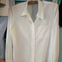Бяла дамска  риза Frankenwalder размер 38, снимка 2 - Ризи - 25585888