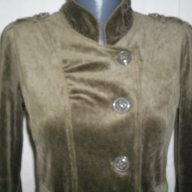 Актуално сако тип блузка ”Essentiel” Antwerp / зелено еластично кадифе, снимка 7 - Сака - 15738919