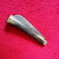 Стара джобна ножка с дръжка от рог, снимка 3 - Антикварни и старинни предмети - 24836603