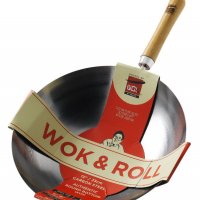 Китайски Уок тиган Wok, снимка 2 - Съдове за готвене - 22441865