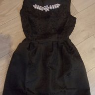 черна дамска рокля с накит , снимка 2 - Рокли - 13059577