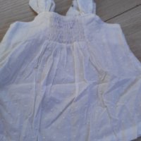 Бебешка детска сладка бяла рокля оригинал Delta kids, снимка 2 - Бебешки рокли - 21242309