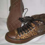 Кецове с вата в леопардов принт "Even&Odd"shoes, снимка 6 - Кецове - 17322625